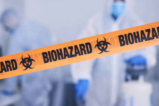 Professional Blood Cleanup technician working in Newport, KY